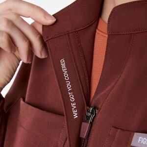 Figs Women's Rafaela Walnut Scrub Jumpsuit XS